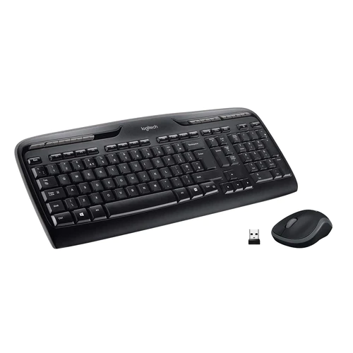 Logitech MK330 Combo Clavier et Souris sans Fil pour Windows, 2,4 GHz avec Récepteur USB, Souris sans Fil Portable, Touches Multimédia, Batterie Longue Durée, PC/Portable, AZERTY Français