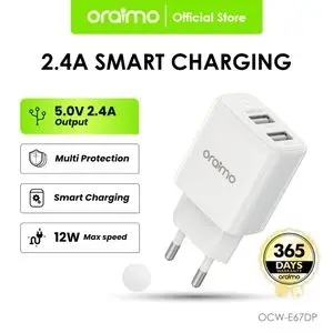 Oraimo BOITIER ORAIMO 2.4A SMART OCW E67DP BLANC