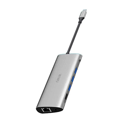 HUB USB-C WIWU ALPHA 11 EN 1 - GRIS